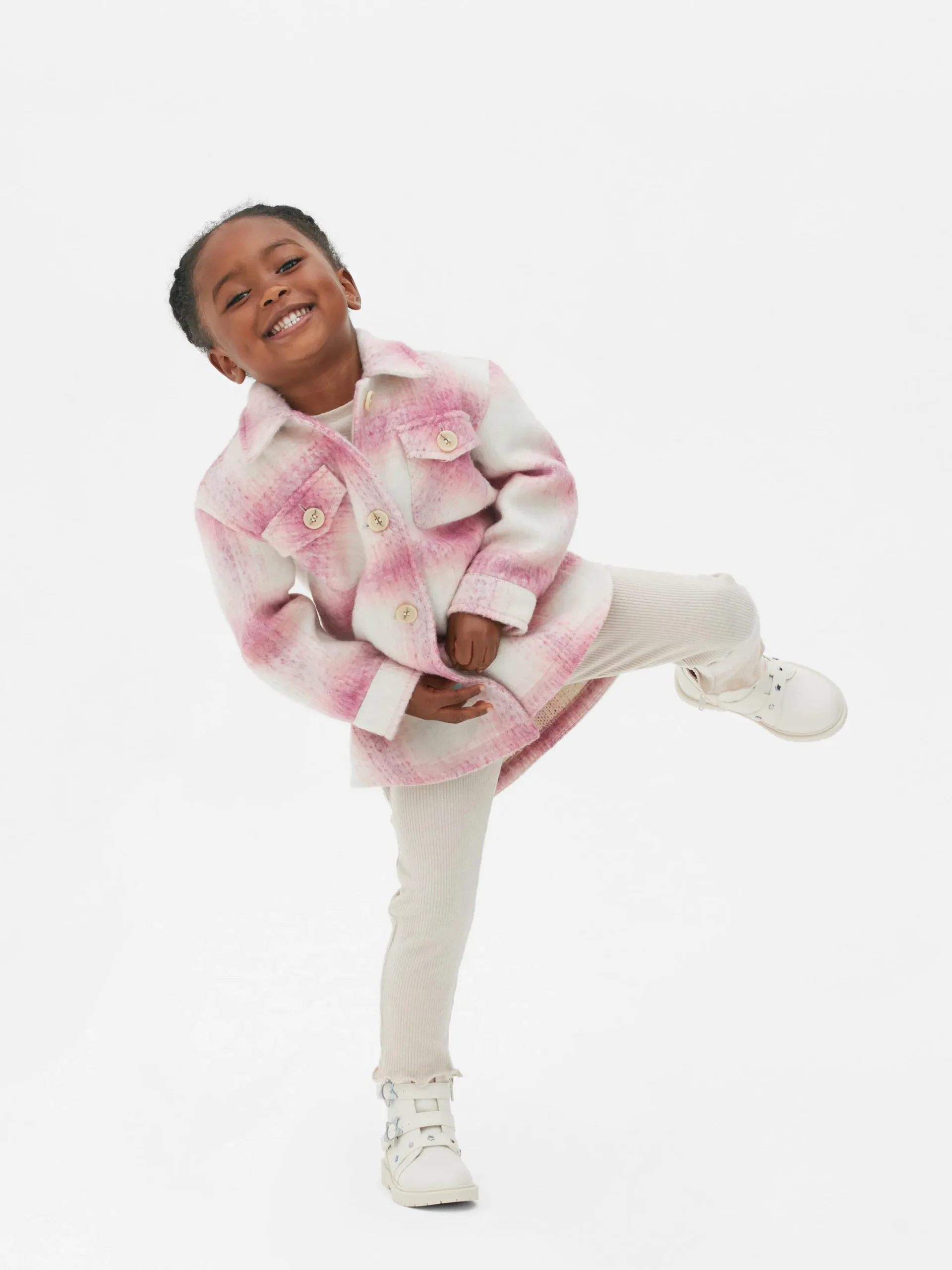 Jacken Und Mäntel|Primark Karierte Hemdjacke Mit Knopfleiste Rosa
