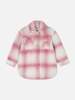 Jacken Und Mäntel|Primark Karierte Hemdjacke Mit Knopfleiste Rosa