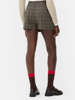 Shorts|Röcke|Primark Karierter „Rita Ora“ Mini-Skort Mit Trensendetails Multi