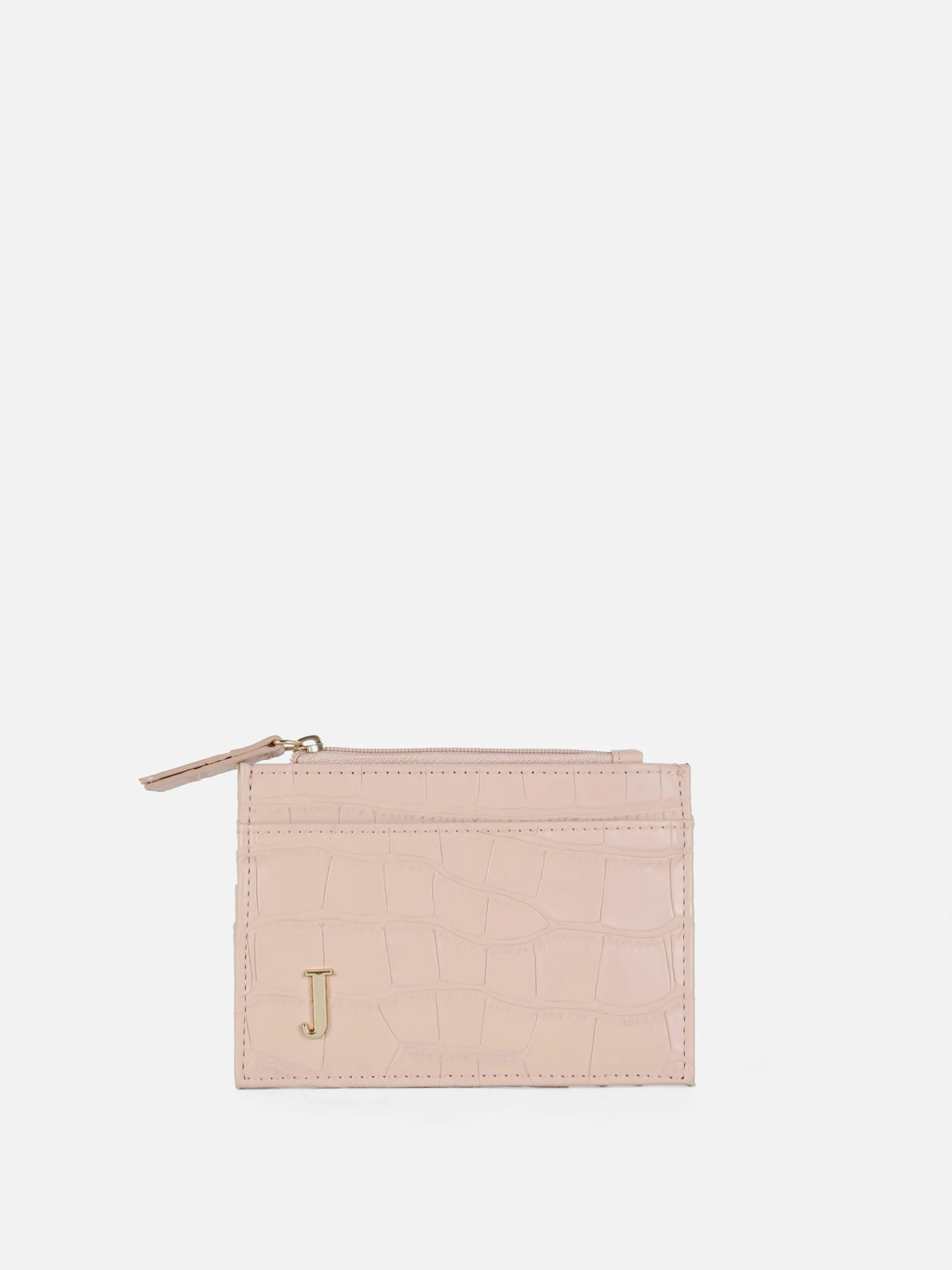Taschen Und Portemonnaies|Primark Kartenetui In Kroko-Optik Mit Initiale Rosa