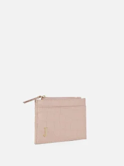 Taschen Und Portemonnaies|Primark Kartenetui In Kroko-Optik Mit Initiale Rosa