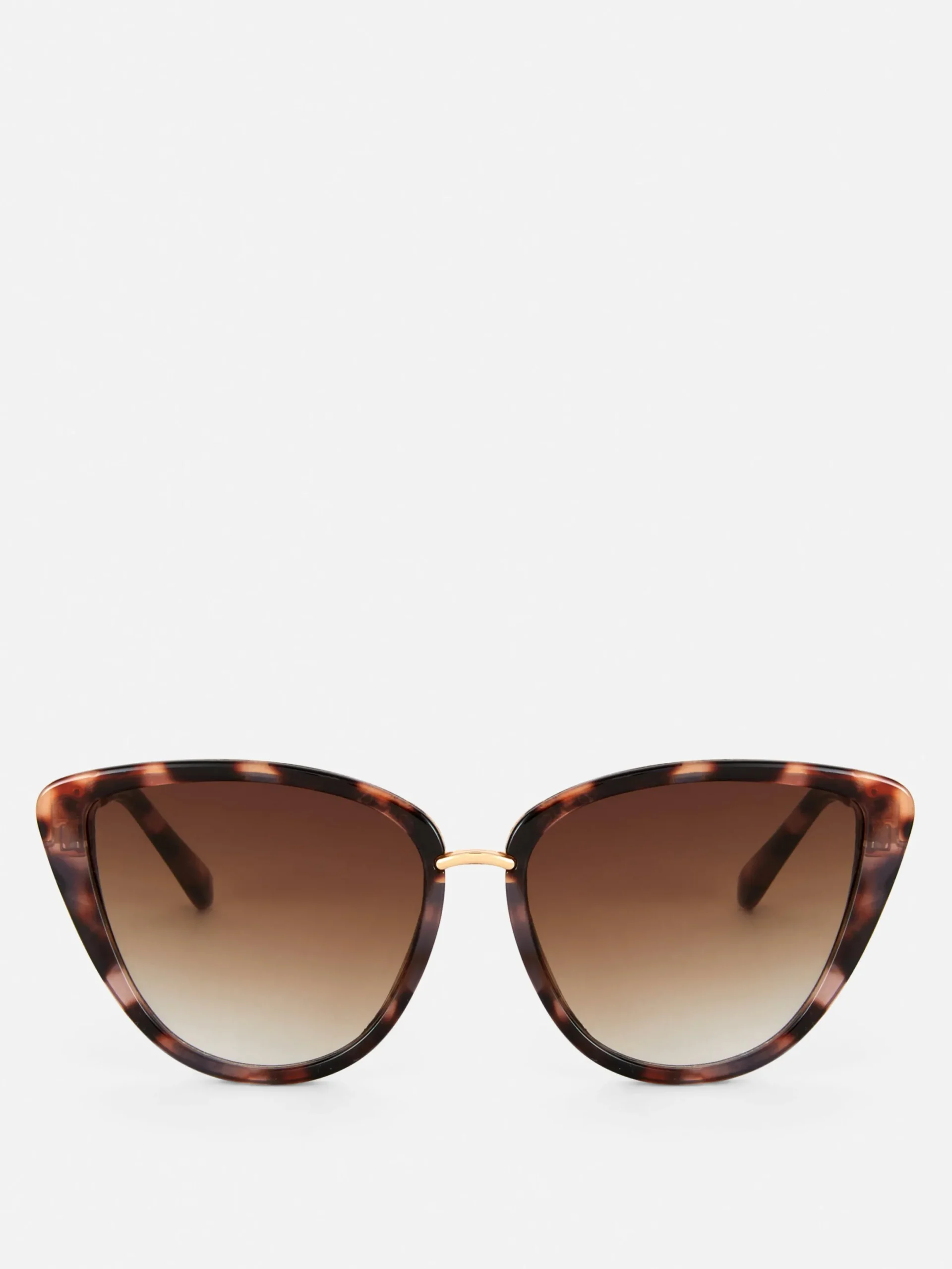 Sonnenbrillen|Primark Katzenaugen-Sonnenbrille Mit Metall-Steg Braun