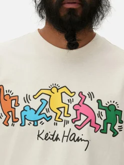 Tops Und T-Shirts|Primark „Keith Haring“ T-Shirt Mit Untitled (Dance)-Print Ecrufarben