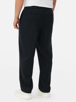 Hosen|Primark „Kem“ Hose Mit Nadelstreifen Marineblau