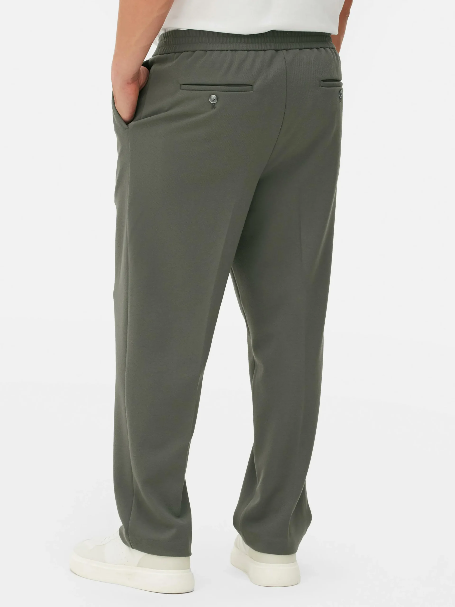 Hosen|Primark „Kem“ Jerseyhose Khakifarben