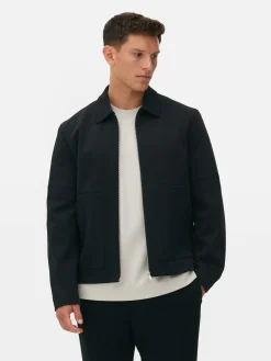 Jacken Und Mäntel|Primark „Kem“ Jerseyjacke Mit Reißverschluss Schwarz