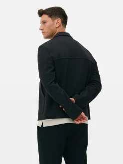 Jacken Und Mäntel|Primark „Kem“ Jerseyjacke Mit Reißverschluss Schwarz