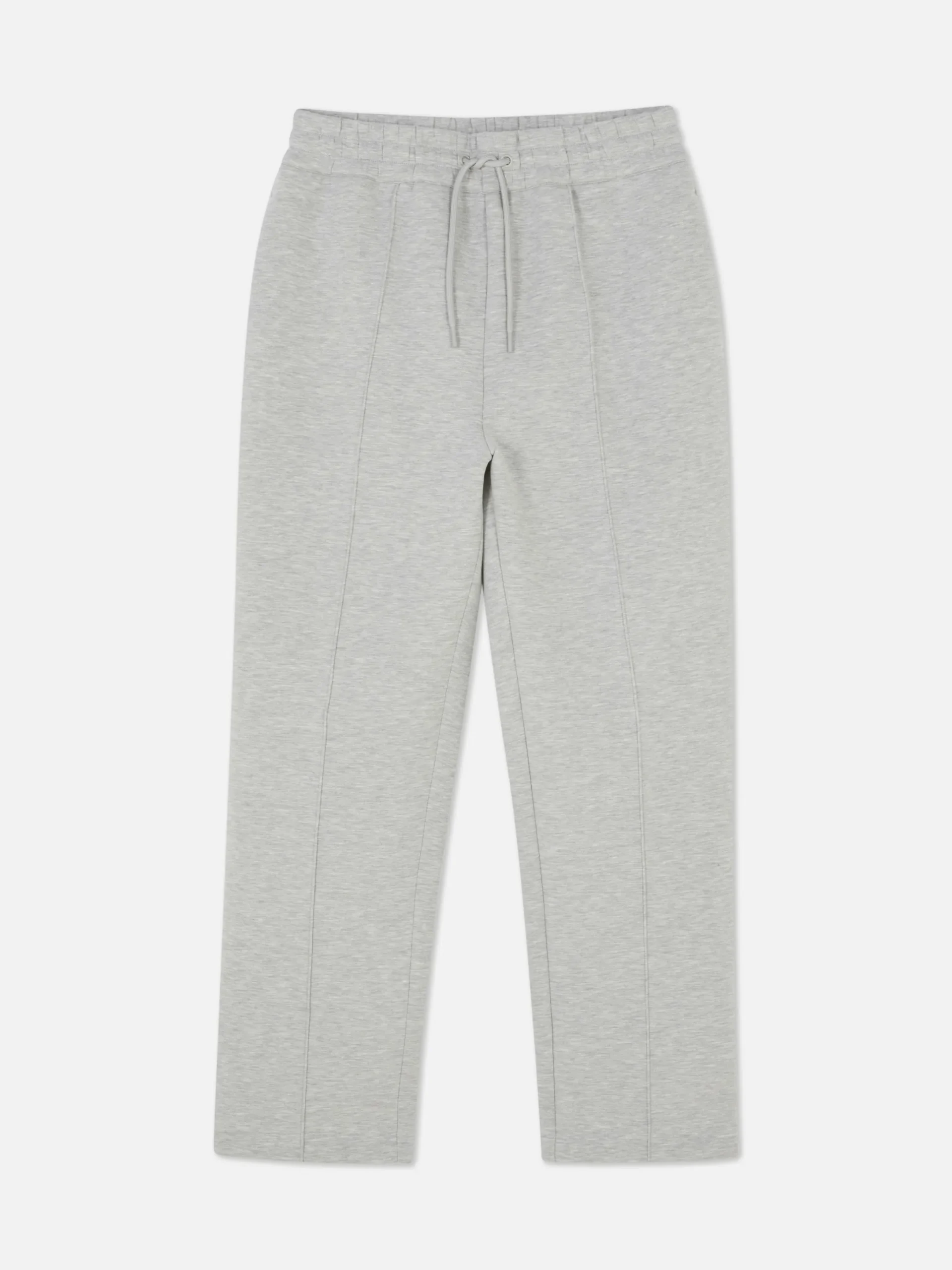 Jogginghosen|Primark „Kem“ Jogginghose Mit Geradem Bein Und Biesen Grau meliert