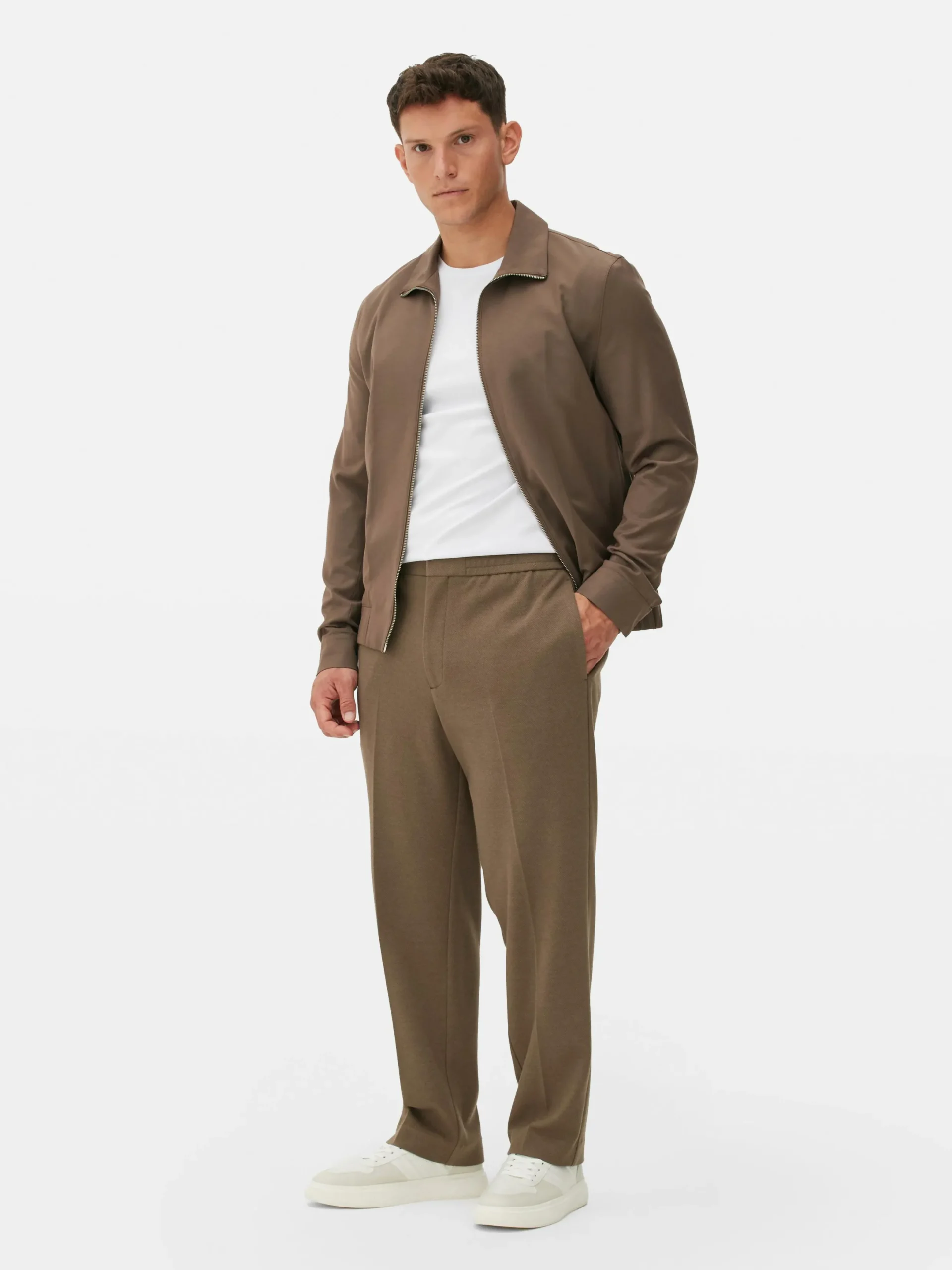 Hosen|Primark „Kem“ Strukturierte Hose Braun