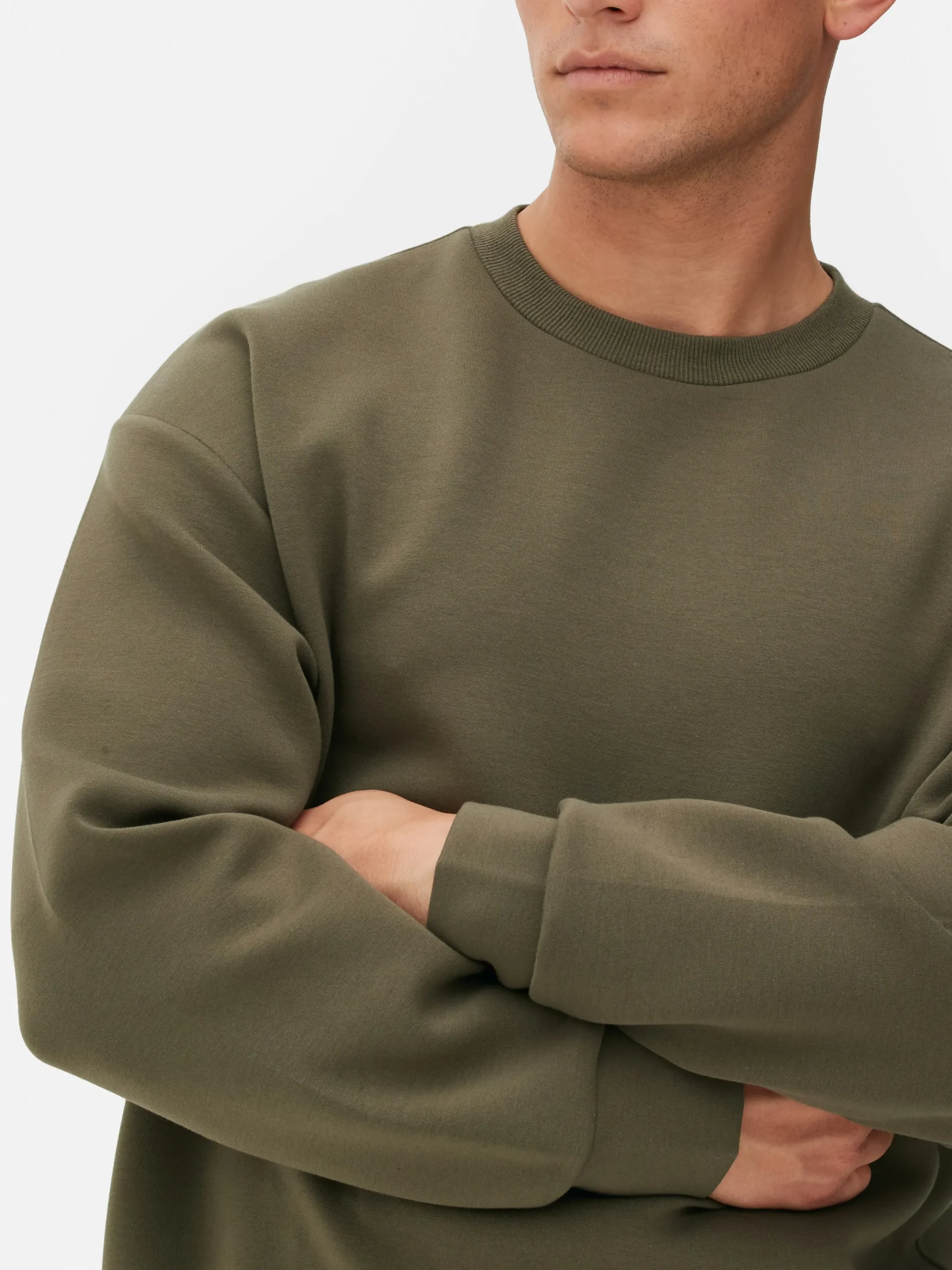 Hoodies Und Sweatshirts|Primark „Kem“ Sweatshirt Mit Rundhalsausschnitt Khakifarben