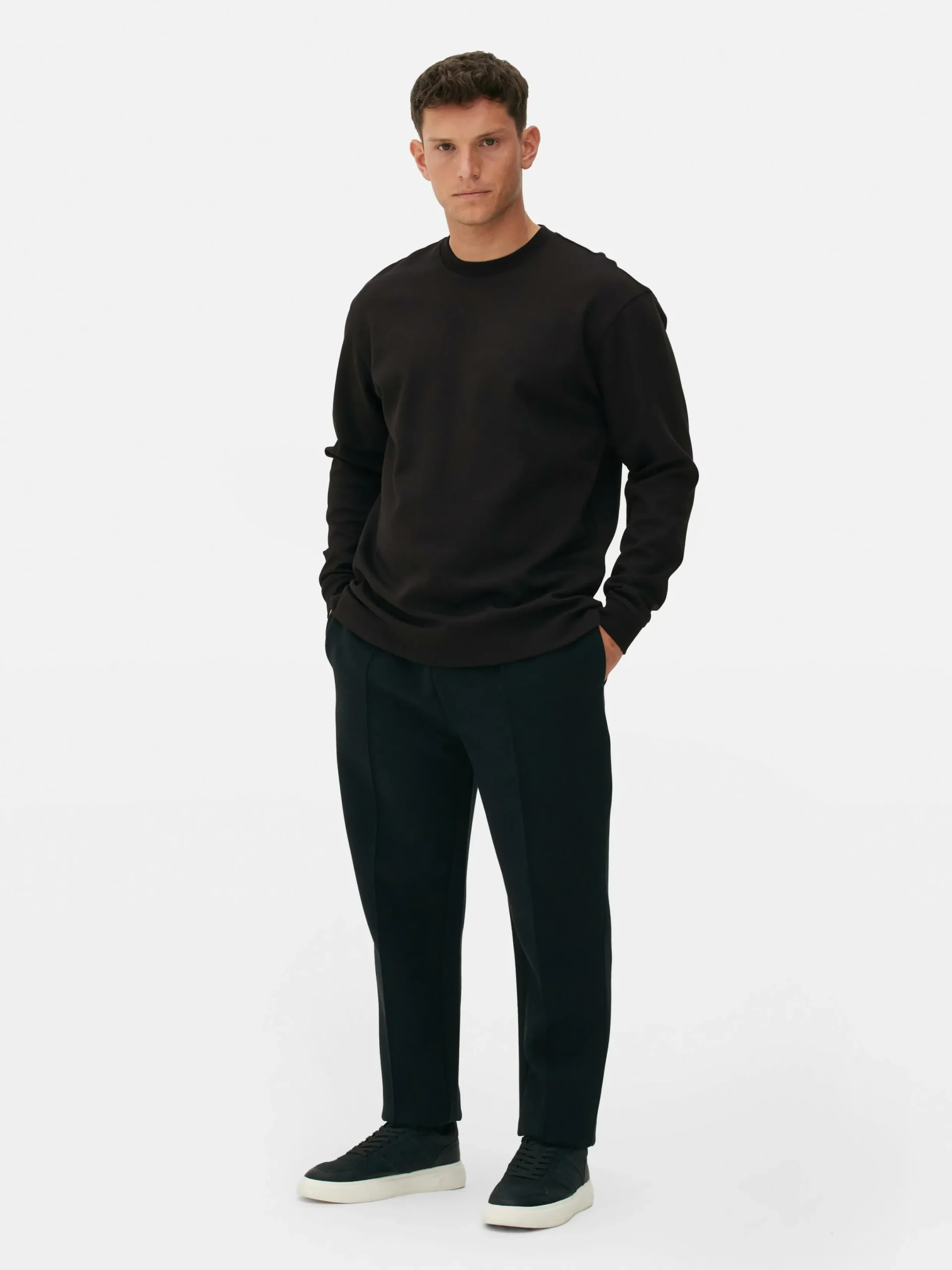 Hoodies Und Sweatshirts|Primark „Kem“ Sweatshirt Mit Rundhalsausschnitt Schwarz