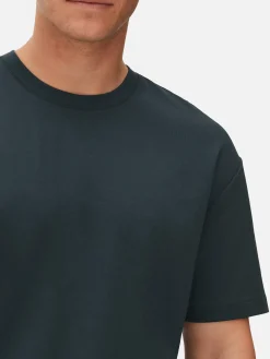 Tops Und T-Shirts|Primark „Kem“ T-Shirt In Lässiger Passform Marineblau