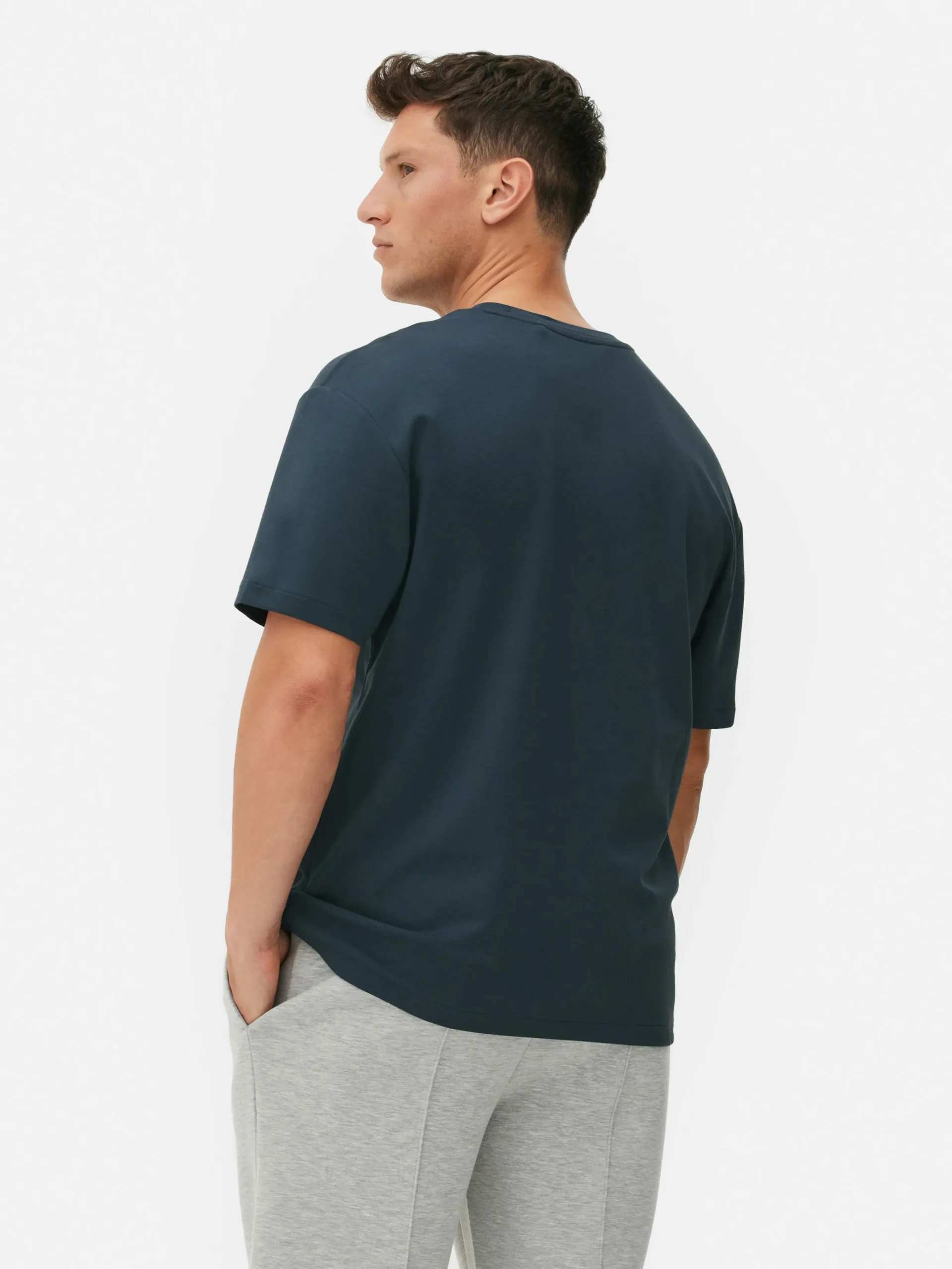 Tops Und T-Shirts|Primark „Kem“ T-Shirt In Lässiger Passform Marineblau