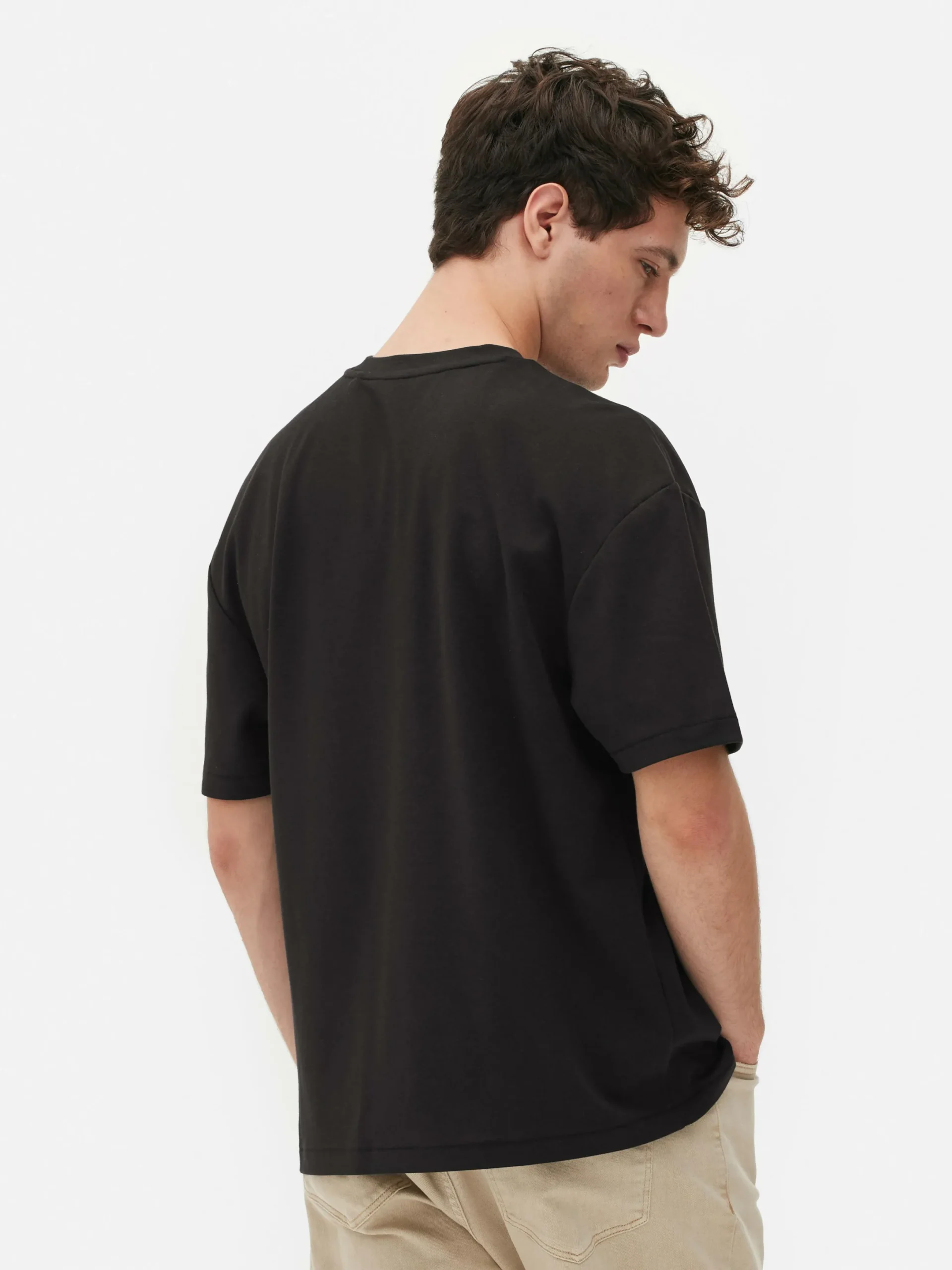 Tops Und T-Shirts|Primark „Kem“ T-Shirt In Lässiger Passform Schwarz
