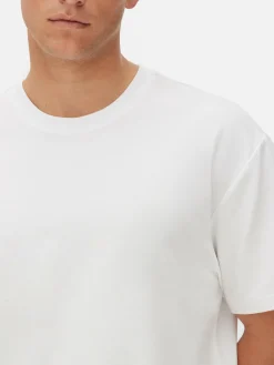Tops Und T-Shirts|Primark „Kem“ T-Shirt In Lässiger Passform Weiß