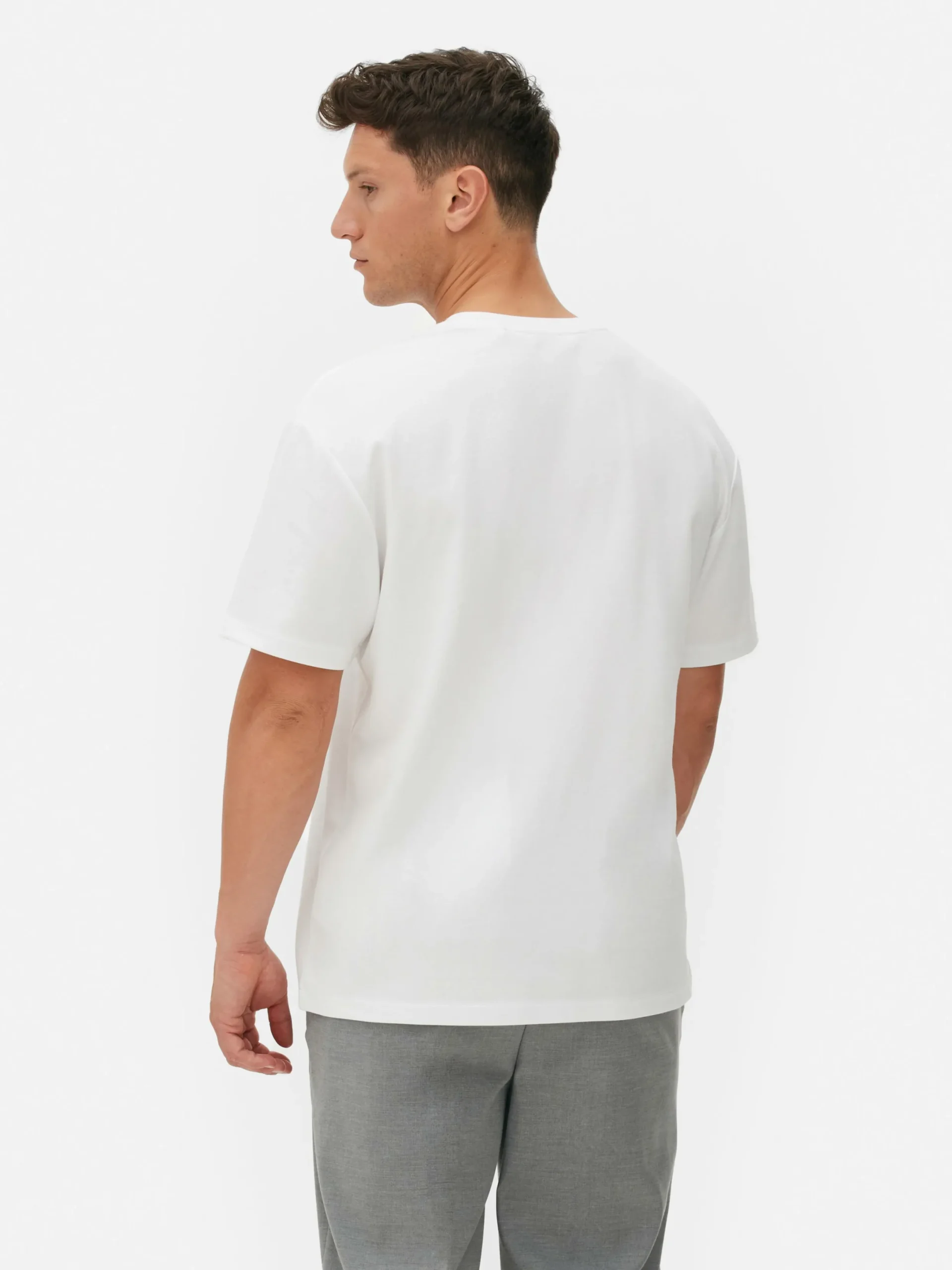 Tops Und T-Shirts|Primark „Kem“ T-Shirt In Lässiger Passform Weiß