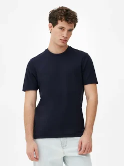 Tops Und T-Shirts|Primark „Kem“ T-Shirt Mit Rundhalsausschnitt Marineblau