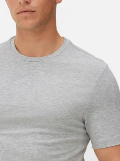 Tops Und T-Shirts|Primark „Kem“ T-Shirt Mit Rundhalsausschnitt Grau