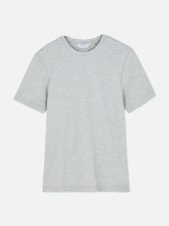 Tops Und T-Shirts|Primark „Kem“ T-Shirt Mit Rundhalsausschnitt Grau