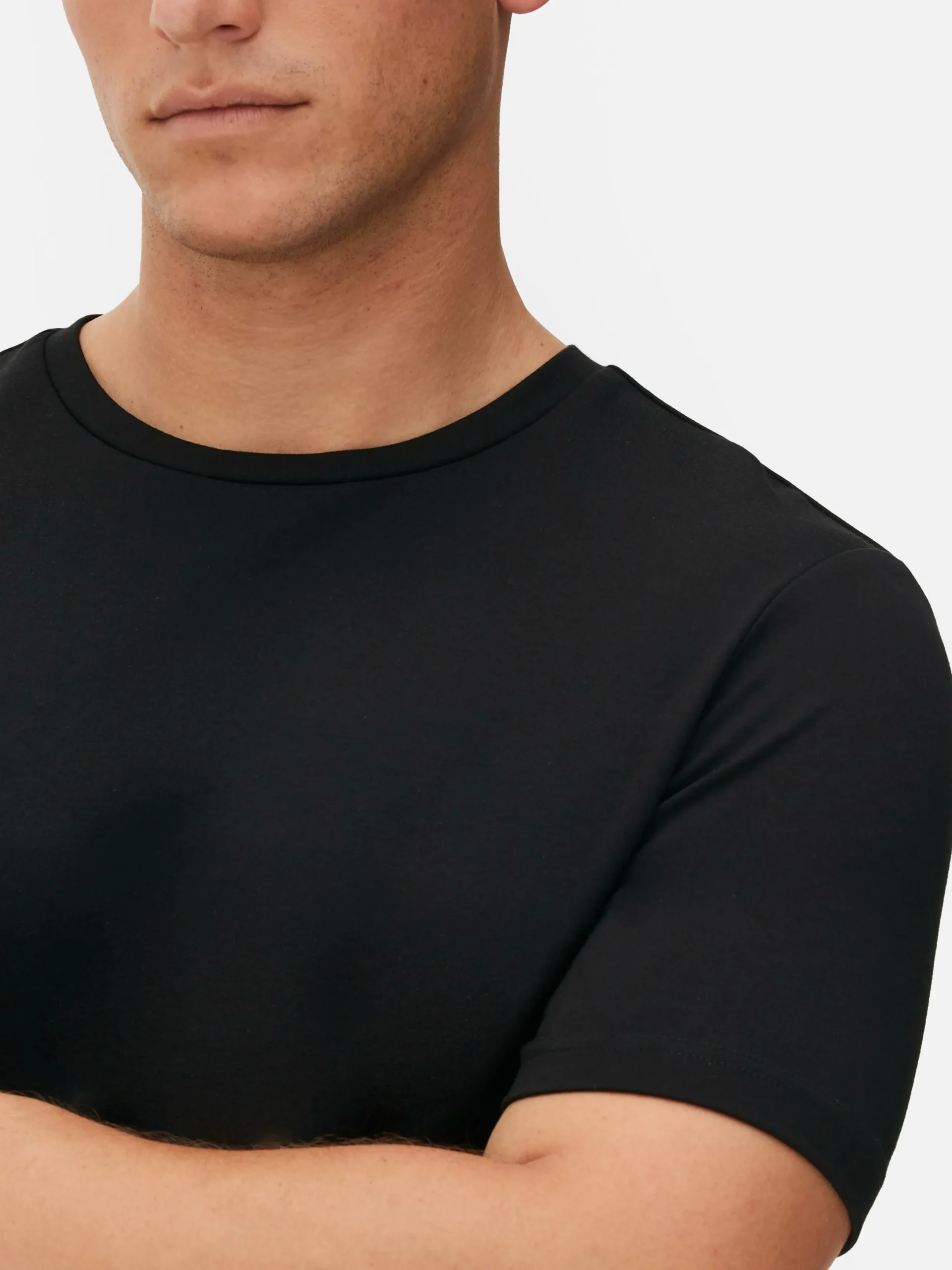 Tops Und T-Shirts|Primark „Kem“ T-Shirt Mit Rundhalsausschnitt Schwarz