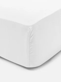 Bettlaken Und Kopfkissenbezüge|Primark King-Size-Spannbettlaken Mit Hohem Baumwollanteil Weiß