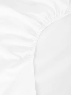 Bettlaken Und Kopfkissenbezüge|Primark King-Size-Spannbettlaken Mit Hohem Baumwollanteil Weiß
