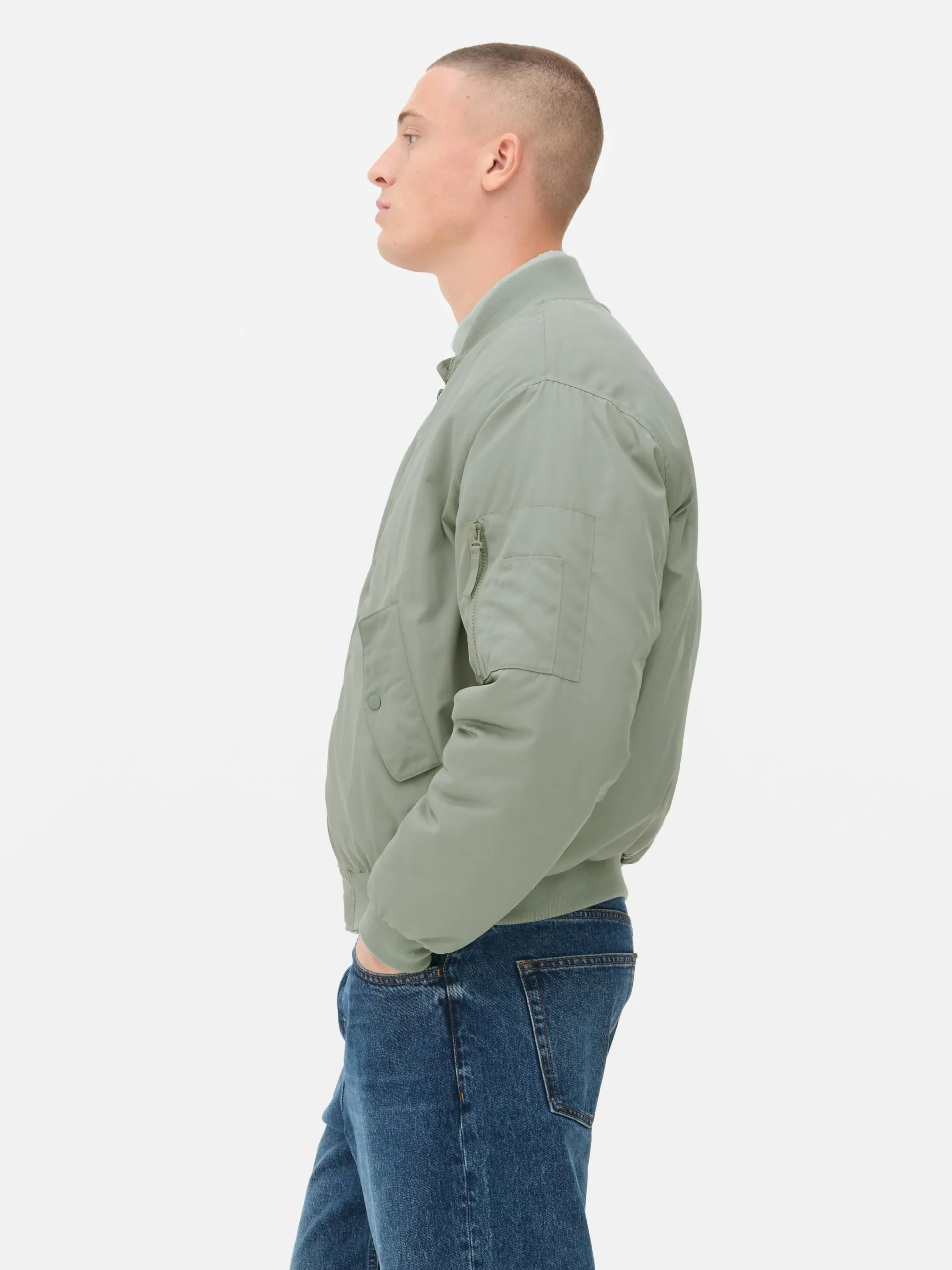 Jacken Und Mäntel|Primark Klassische Bomberjacke Khakifarben