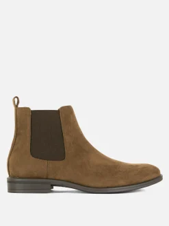Stiefel|Primark Klassische Chelsea Boots Aus Wildlederimitat Braun
