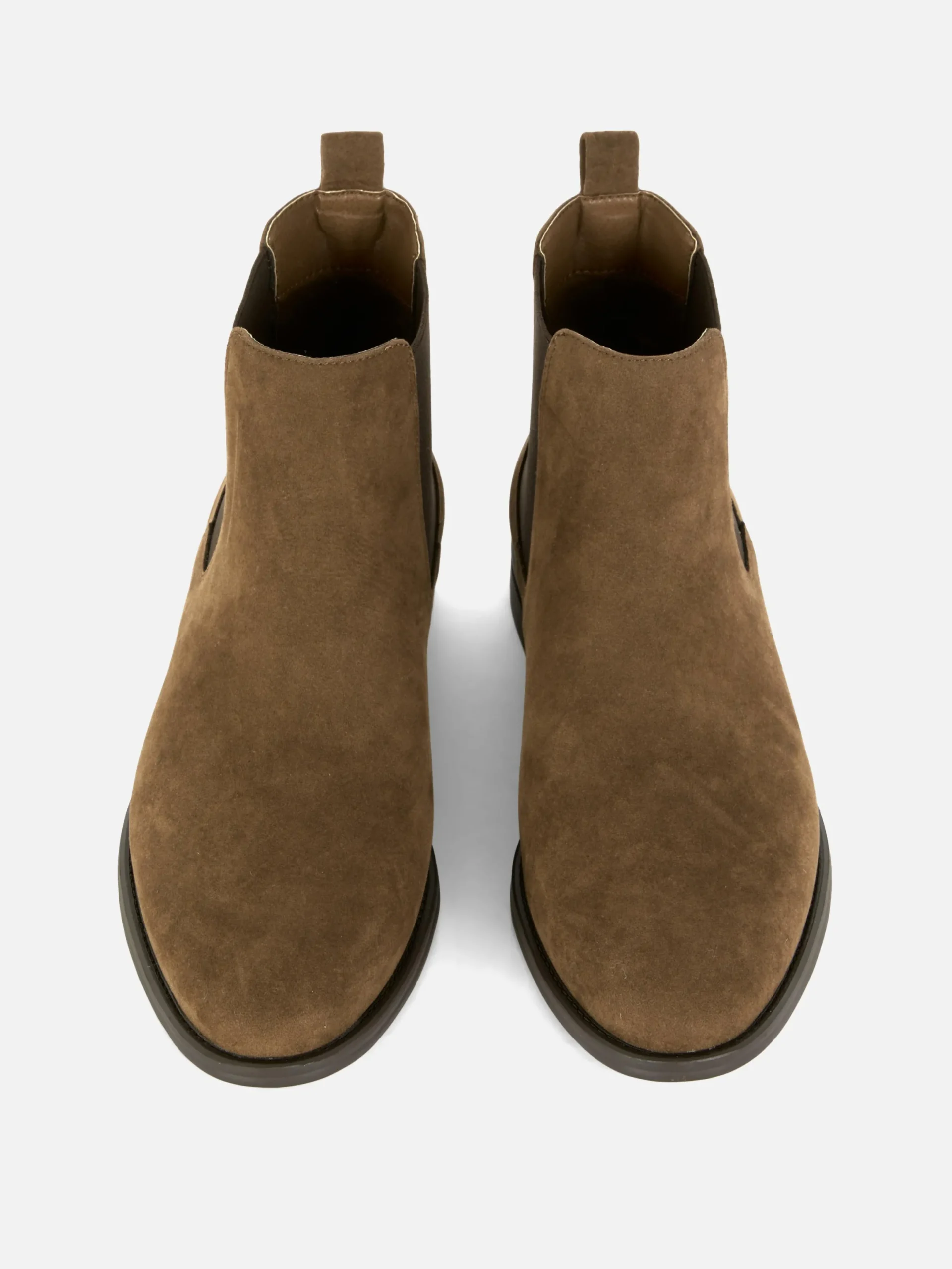 Stiefel|Primark Klassische Chelsea Boots Aus Wildlederimitat Braun