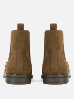 Stiefel|Primark Klassische Chelsea Boots Aus Wildlederimitat Braun
