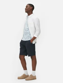 Shorts|Primark Klassische Chino-Shorts Marineblau
