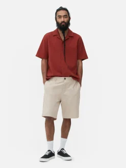 Shorts|Primark Klassische Chino-Shorts Steinfarben