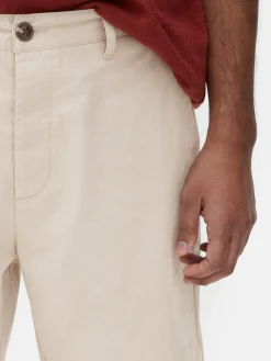 Shorts|Primark Klassische Chino-Shorts Steinfarben