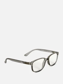 Lesebrillen|Primark Klassische Lesebrille Mit Etui Grau