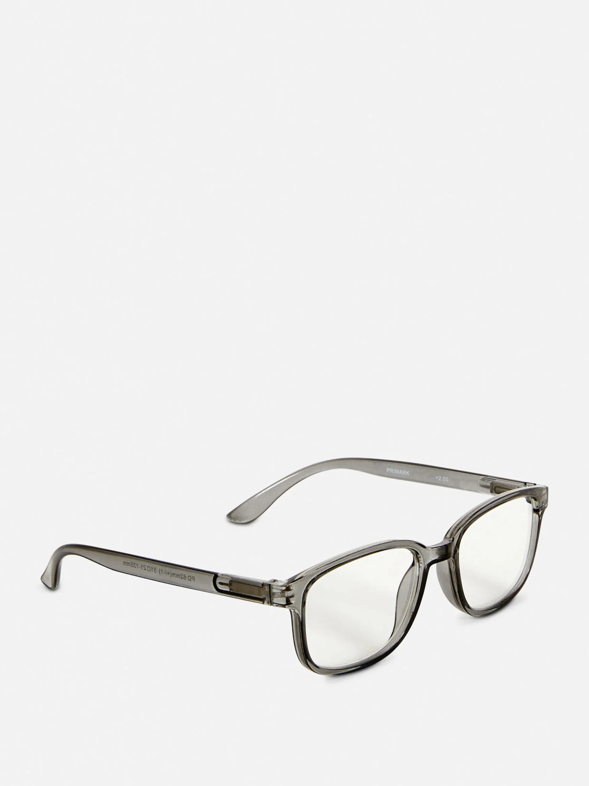 Lesebrillen|Primark Klassische Lesebrille Mit Etui Grau