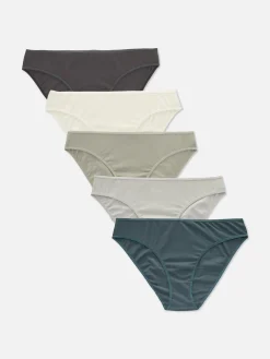 Slips|Primark Klassische Slips, 5er-Pack Grau