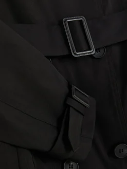 Jacken Und Mäntel|Primark Klassischer Doppelreihiger Mac-Mantel Schwarz