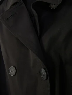 Jacken Und Mäntel|Primark Klassischer Doppelreihiger Mac-Mantel Schwarz