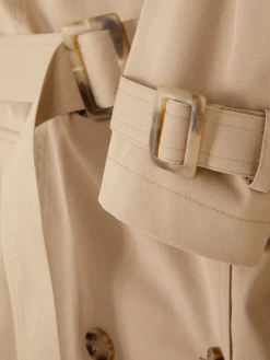 Jacken Und Mäntel|Primark Klassischer Doppelreihiger Mac-Mantel Kamelbraun