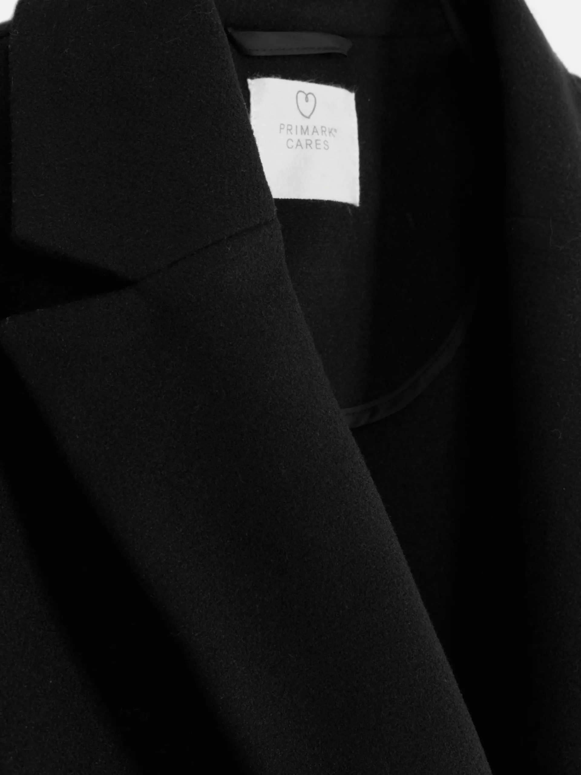 Jacken Und Mäntel|Primark Klassischer Einreihiger Mantel Schwarz