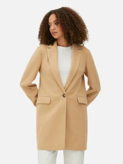 Jacken Und Mäntel|Primark Klassischer Einreihiger Mantel Kamelbraun
