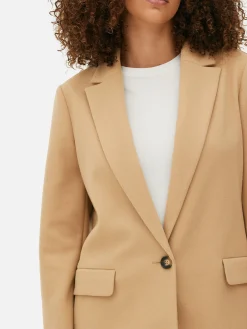 Jacken Und Mäntel|Primark Klassischer Einreihiger Mantel Kamelbraun