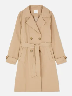 Jacken Und Mäntel|Primark Klassischer Zweireihiger Trenchcoat Kamelbraun
