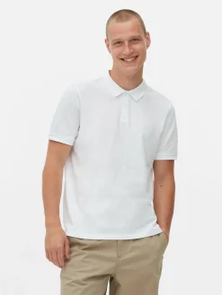 Tops Und T-Shirts|Primark Klassisches Piqué-Polohemd Weiß
