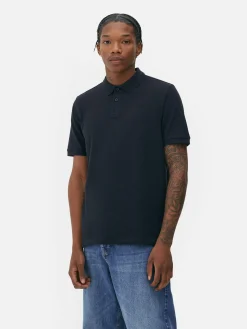 Tops Und T-Shirts|Primark Klassisches Piqué-Polohemd Marineblau