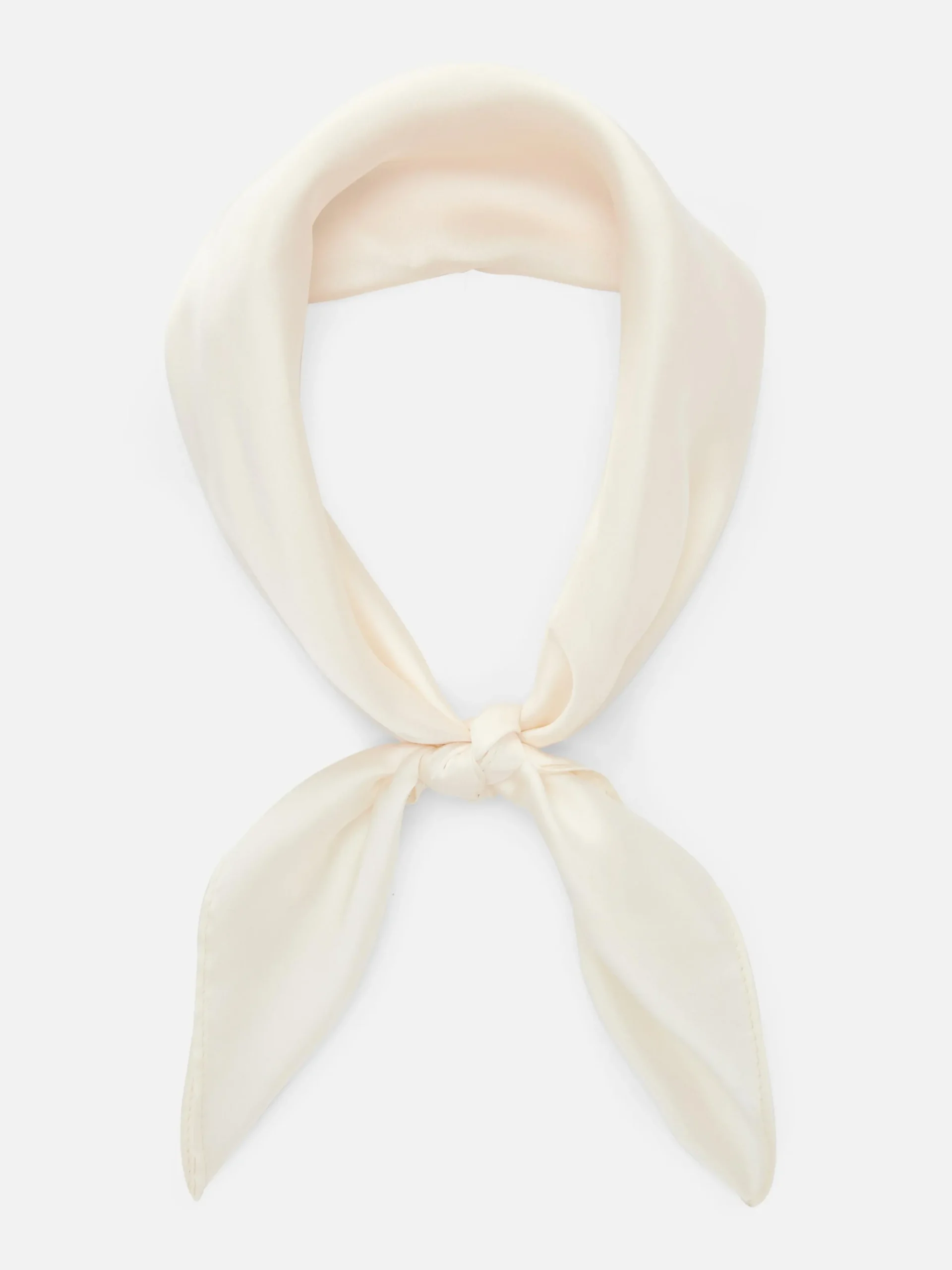 Mützen, Handschuhe Und Schals|Primark Klassisches Satin-Halstuch Ecrufarben