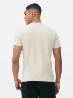 Tops Und T-Shirts|Primark Klassisches Stretch-T-Shirt Hellbeige
