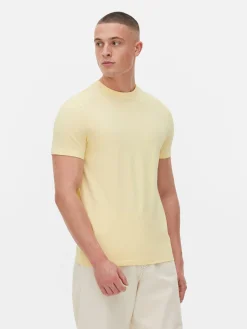 Tops Und T-Shirts|Primark Klassisches Stretch-T-Shirt Gelb