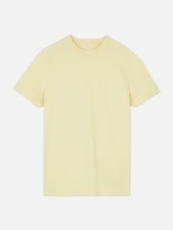 Tops Und T-Shirts|Primark Klassisches Stretch-T-Shirt Gelb