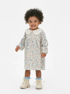 Kleider Und Röcke|Primark Kleid Mit Kragen Und Blumenmuster Multi